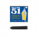 Retro 51 Ink Cartridges - Blue (Pack of 6)